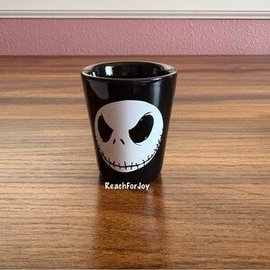 Nightmare Before Christmas Shot Glass Jack Skellington Black And White